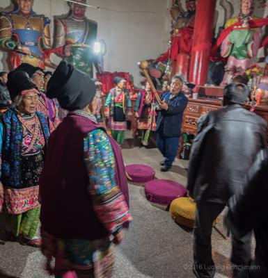 Picture: Benzhu Festival in a small Yi village